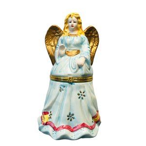 Angel Trinket box Home Decor Vintage Collectible Figurine 8" H